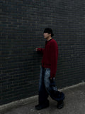 Wool Hachi Round Knit Cardigan