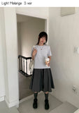 [BAONHAUS] Henkit Size Cotton Round Short Sleeve Tee