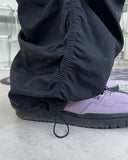 Resa Shirring Nylon Cargo Pants