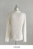 Mello Half-Neck Pleated T Blouse