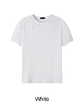 Rual Side Henley Neck Ringer Tee