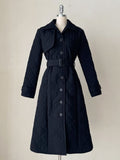 [Basic Fit] Dayk Collar Quilting Padding Coat (Belt Set)