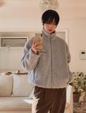 Fog High Neck Zipper Fleece Jacket
