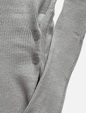 Flynn V-neck button knit