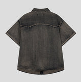 Warvid Muscle Fit Denim Shirt