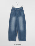 Kokans Summer Washing Denim Wide Pants