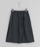 Dalson Banding Dot Bermuda Pants