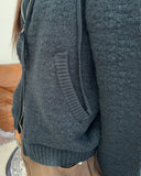 Neel Heavy Knit Hooded Jumper