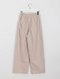 Shoeton track color matching banding wide pants