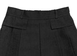 Litu Black Blue Pleats Skirt