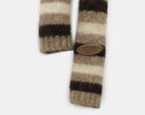 Oleun Stripe Color Matching Knit Muffler