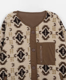 Cudor Ethnic Fleece Over Jumper