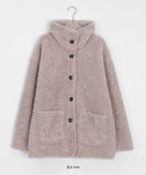 Nieti Fleece High Neck Half Coat