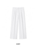 Port One Tuck Bio Cotton Slacks