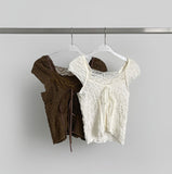 Lace Kitsch Ribbon Summer Blouse