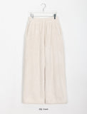 Delson string fleece banding pants