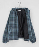 [unisex] Canber Check Hood Windbreaker