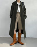 Oz Overfit Long Mac Coat
