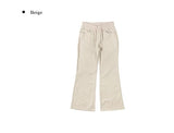 T-Shion Rivet Pocket Banding Bootcut Pants