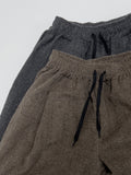 [unisex] Herringbone Wool Balloon Wide Pants