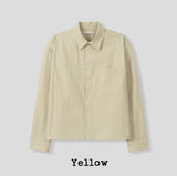 Basic Over Crop Cotton Shirt