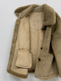 Toggle Duffel Half Fur Coat