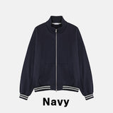 Papa High Neck Zip-up