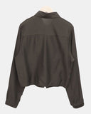 Cuhi Diagonal Button One-Pocket Collar Shirt