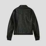 Glam Leather Stitch Jacket