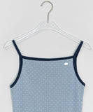 Tater Dot Color Matching Strap Sleeveless