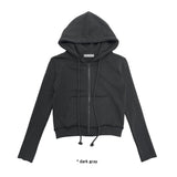SLIM HOOD ZIP-UP