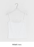 Calpi Lace Ribbed Sleeveless