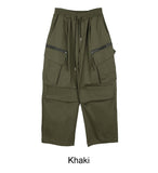 Leso wide zipper cargo pants