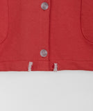 [BAONHAUS] Marshawn Pocket Color Matching Cotton Cardigan