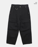 Daven Cotton Wide Snap Cargo Long Pants