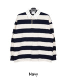 Piel Stripe Collar Tee
