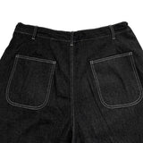 ODORI PINTUCK BALLOON DENIM