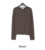 Ines Brushed Long Sleeve Tee