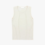 Witz Muscle Fit Cut-out Ribbed Sleeveless Top