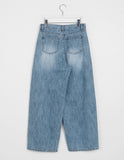 Plty Cat Washing Wide Denim Pants