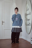 Tabby Love Raglan Pigment Sweatshirt