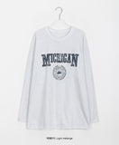 [unisex] Missy Printing Over Long Sleeve Tee