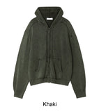Pesed Pigment Knit Hood Zip-Up