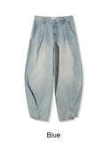 Leos Pintuck Balloon Denim Pants