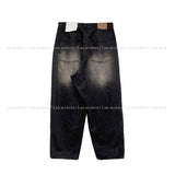 Must washed black wide denim