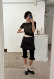 WAVE BOAT-NECK TOP