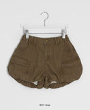 Kaze Vintage Cargo Pumpkin Balloon Shorts