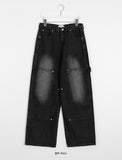 [unisex] Banico carpender washing wide pants