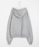 Nimb half-zip brushed hoodie