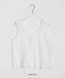 Ruhen layered punching knit vest